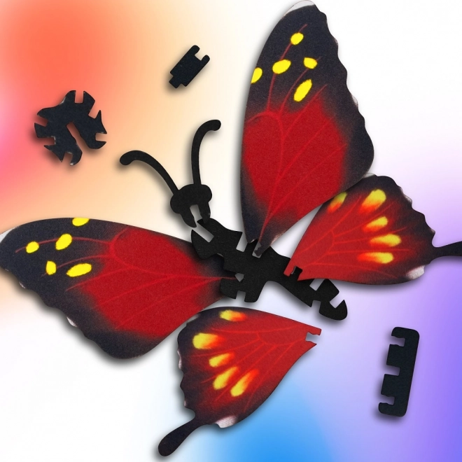 EscapeWelt puzzle en bois 3D papillon