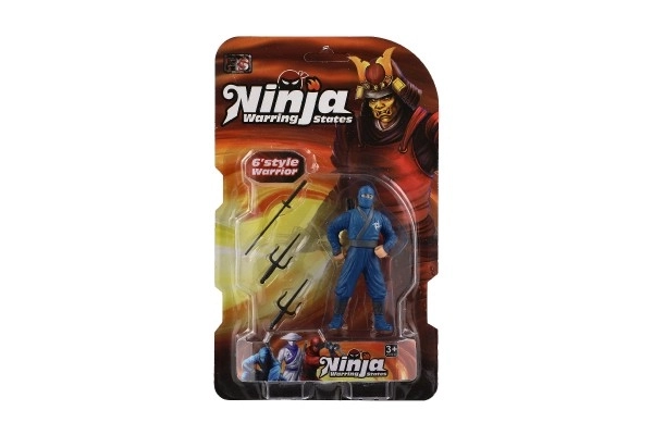 Figurine ninja avec accessoires 10 cm