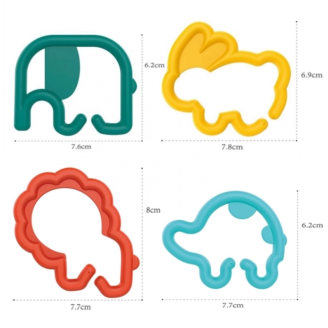 Woopie jouets sensoriels pour bébés - chaîne animale 24 pcs