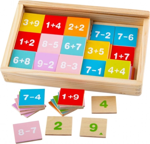 Bigjigs Toys additions et soustractions en boîte