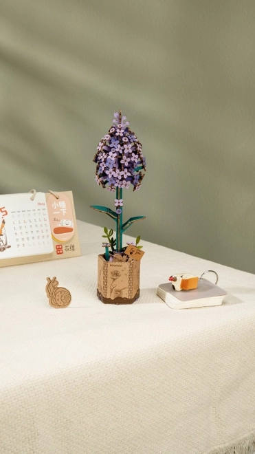 RoboTime Puzzle 3D en bois Lilas