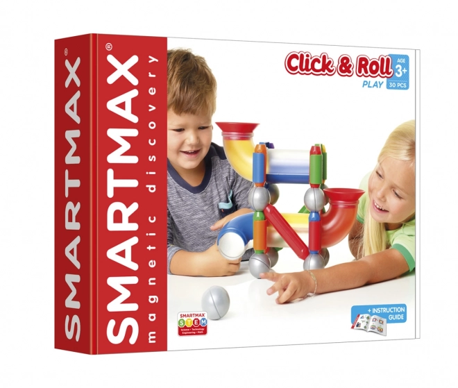 Construction magnétique SmartMax Circuit pour billes - 30 pièces