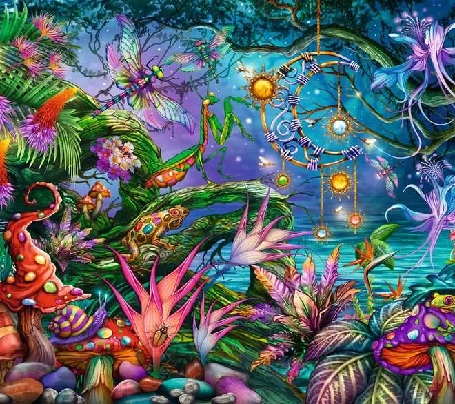 Puzzle Fantaisie Colorée 1000 pièces Ravensburger