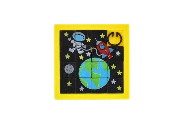 Casse-tête coulissant spatial pour enfants