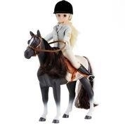 Poupée Lottie en tenue d'équitation avec cheval