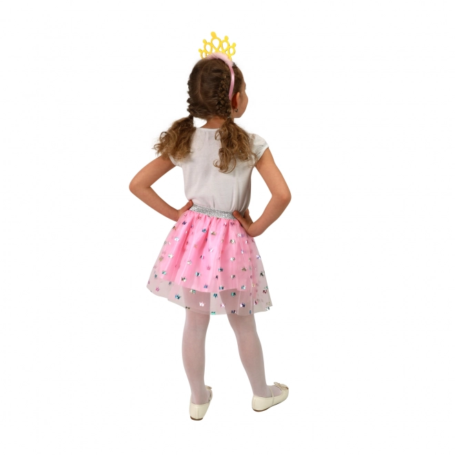 Costume enfant tutu jupe princesse avec diadème