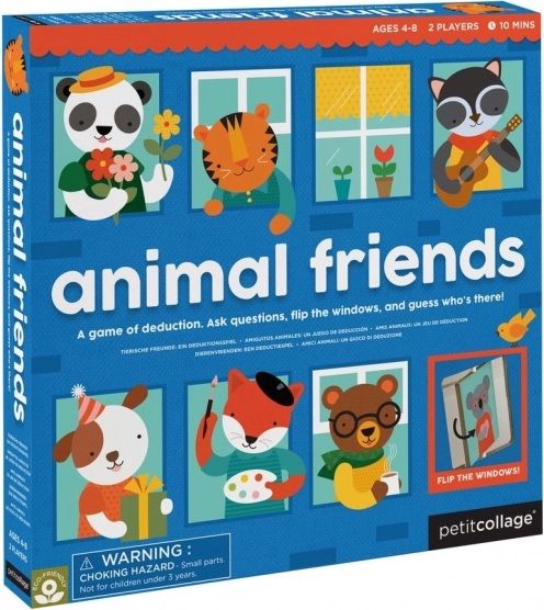 Petit Collage Jeu Les amis animaux