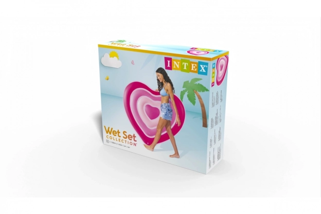 Matelas gonflable cœur