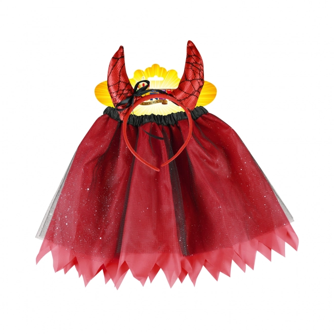 Costume pour enfant diablesse tutu jupe avec serre-tête