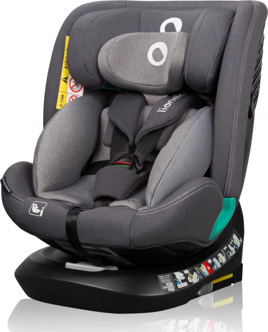 siège auto lionelo bastiaan one i-size grey stone 40–150 cm