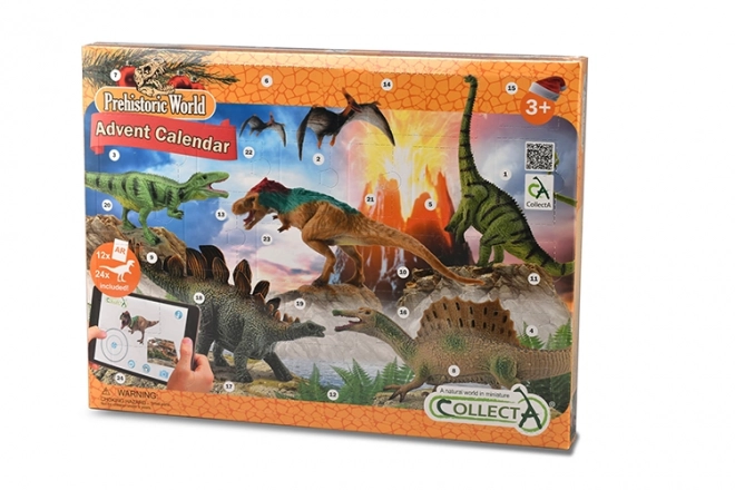 Calendrier de l'Avent avec des dinosaures