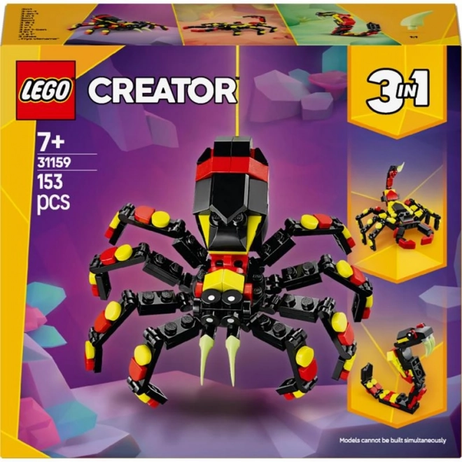 Lego Creator animaux sauvages araignée tissée