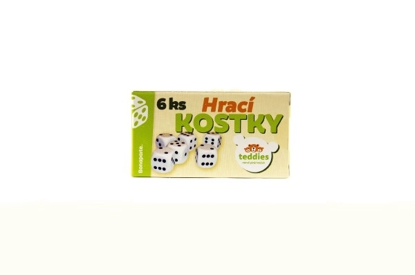 Ensemble de dés de jeu 6 pcs