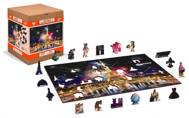 Puzzle en bois Paris Nocturne