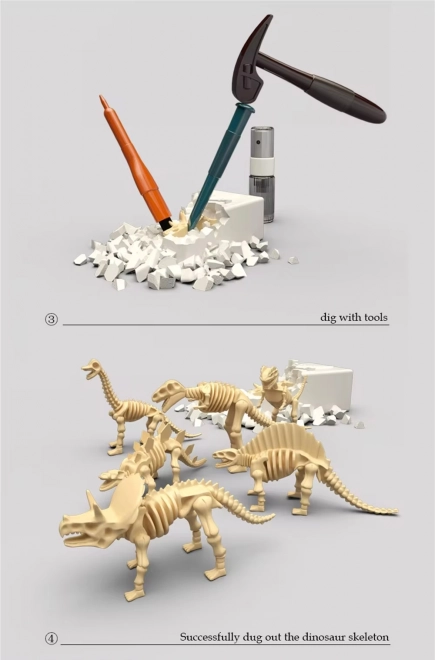 Creusez des dinosaures: Petit archéologue