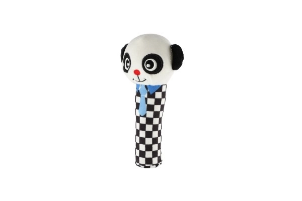 Mobile au-dessus du lit animaux en peluche noir et blanc dans une boîte 30x22x5,5cm 0+