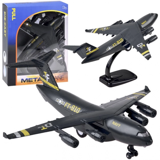 Avion de transport militaire avec effets