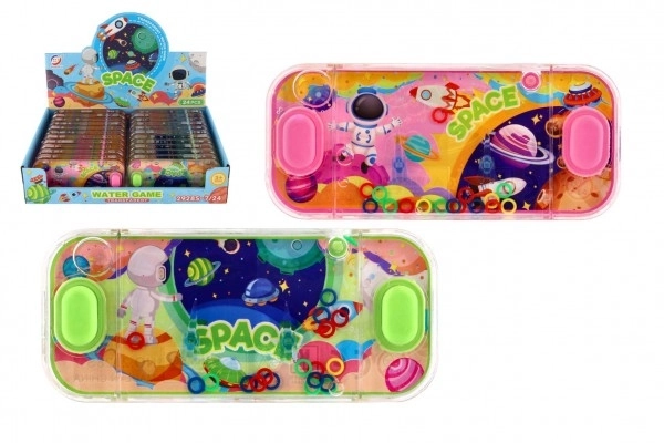 Jeu d'eau casse-tête 15x7cm plastique espace 4 types 24pcs en boîte