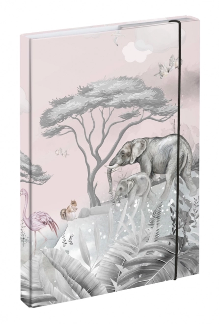 BAAGL Chemises pour cahiers scolaires A4 Safari