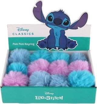 Pendentif pour clés Stitch avec pompon