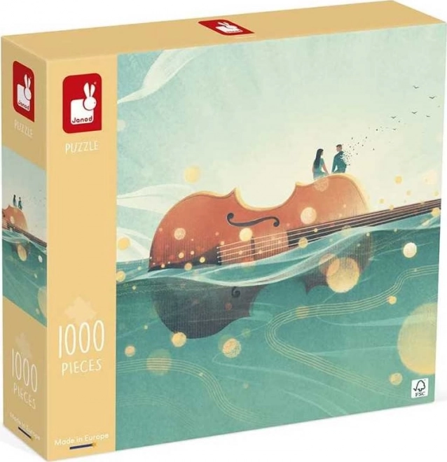 Puzzle Janod Violon Flottant 1000 Pièces