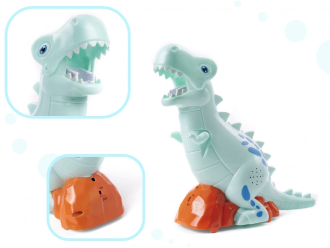 Piste de course de dinosaures avec sons et lumières