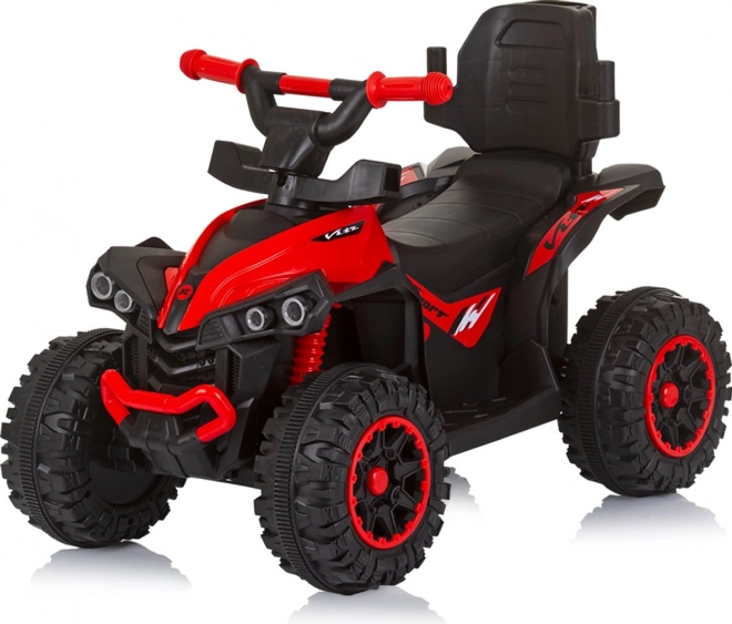 Chipolino trotinette avec tige de guidage et auvent ATV rouge
