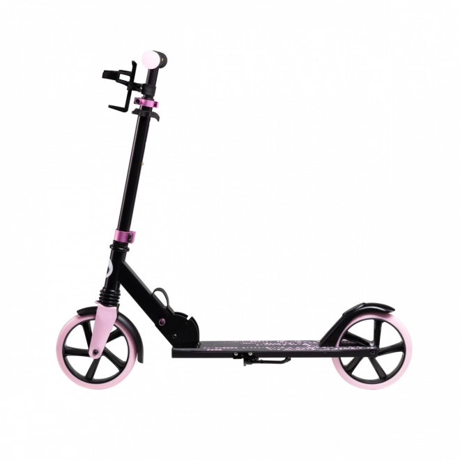 Trottinette pliable Lionelo Luca noire avec accents roses