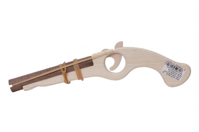Fusil en bois naturel