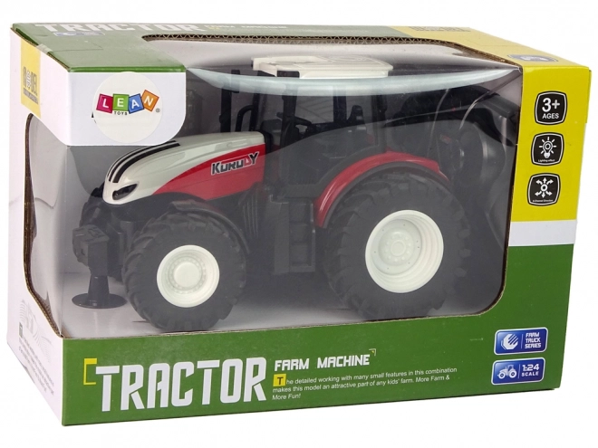 Tracteur agricole télécommandé 1:24