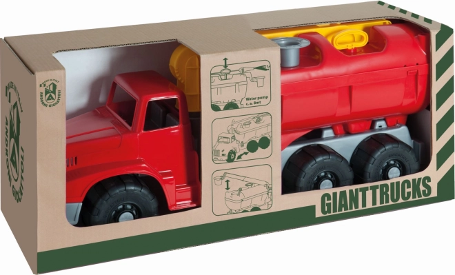 Androni Camions Géants camion de pompier avec plateforme et lance à eau fonctionnelle - longueur 74 cm