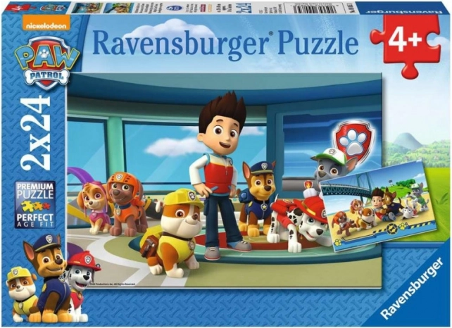 Puzzle Ravensburger Paw Patrol 2×24 pièces
