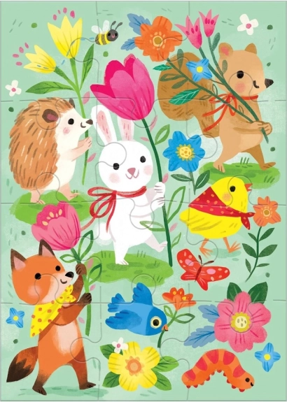 Mudpuppy Puzzle avec carte de vœux pour Pâques