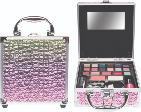 Petite trousse cosmétique arc-en-ciel