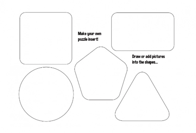 Just Jigsaws Puzzle en bois Formes et mémoire 6 pièces et 4 modèles