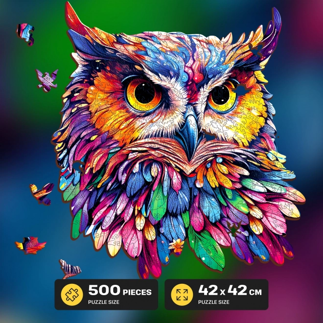 Puzzle en bois Hibou 500 pièces