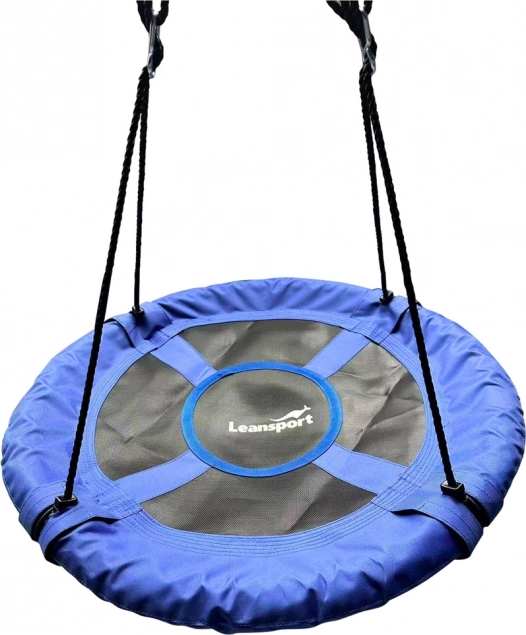 Balancelle de jardin nid pour enfants bleue 80 cm