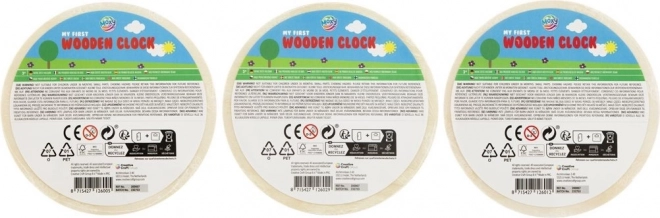 GRAFIX Mes premières horloges en bois Girafe