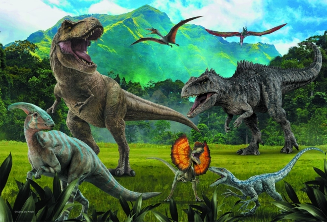 Puzzle dinosaures Jurassic Park 100 pièces