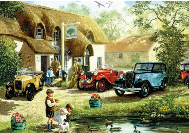 Puzzle Nourrissage des canards 500 pièces