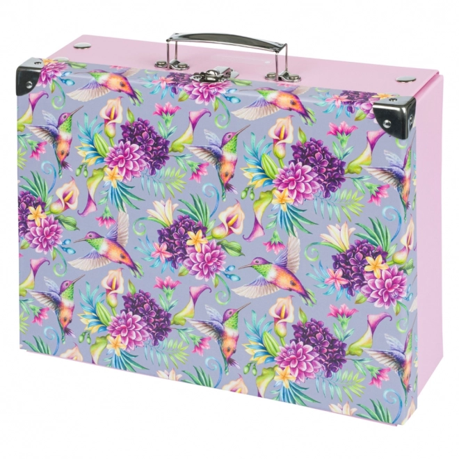 BAAGL Valise scolaire pliable Kolibri avec ferrures