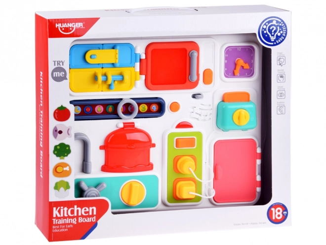Jouet de cuisine interactif Montessori