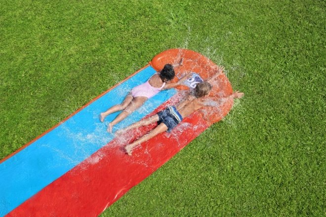 Toboggan aquatique Tsunami Double Slide 4,88m
