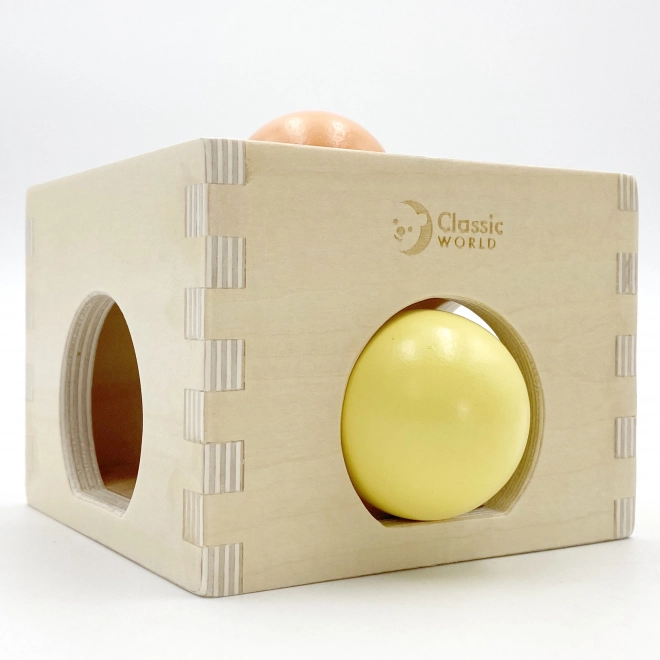 Ensemble éducatif classique en bois pastel pour les enfants de 6 à 12 mois