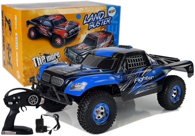 Voiture télécommandée FY-01 4x4 Pick Up 1:12 R/C 40 km/h bleu