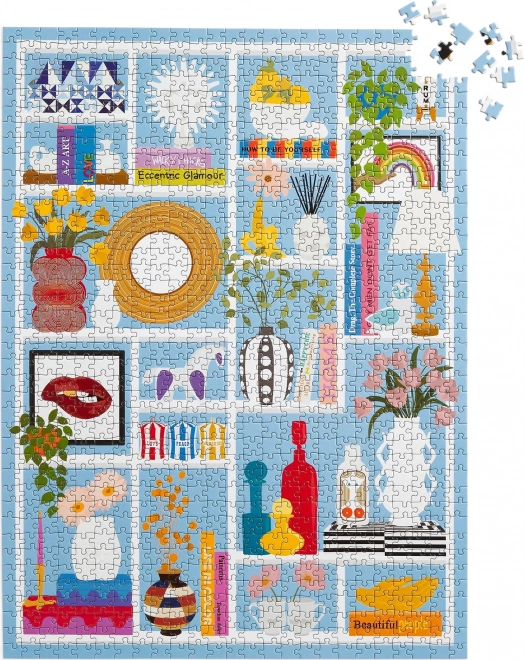 GALISON Puzzle Jonathan Adler - Shelfie 1000 pièces