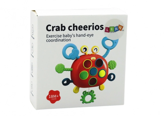 Crabe sensoriel Jouet éducatif interactif pour enfants