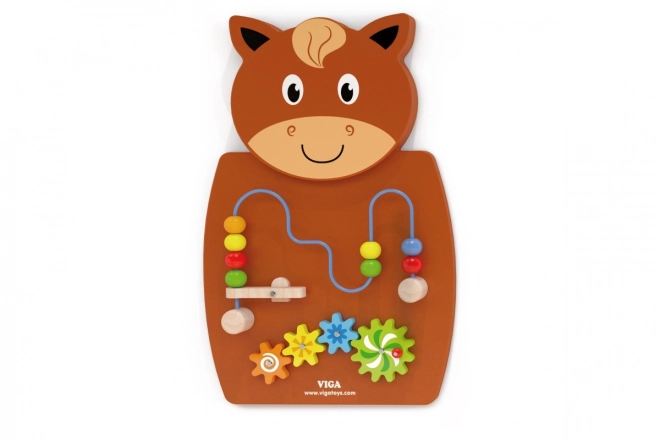 Jeu mural en bois - motricité