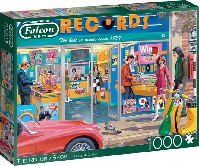 Puzzle Magasin de musique 1000 pièces