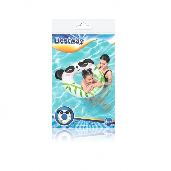 Bouée de natation 85 x 79 cm mix Panda, Grenouille